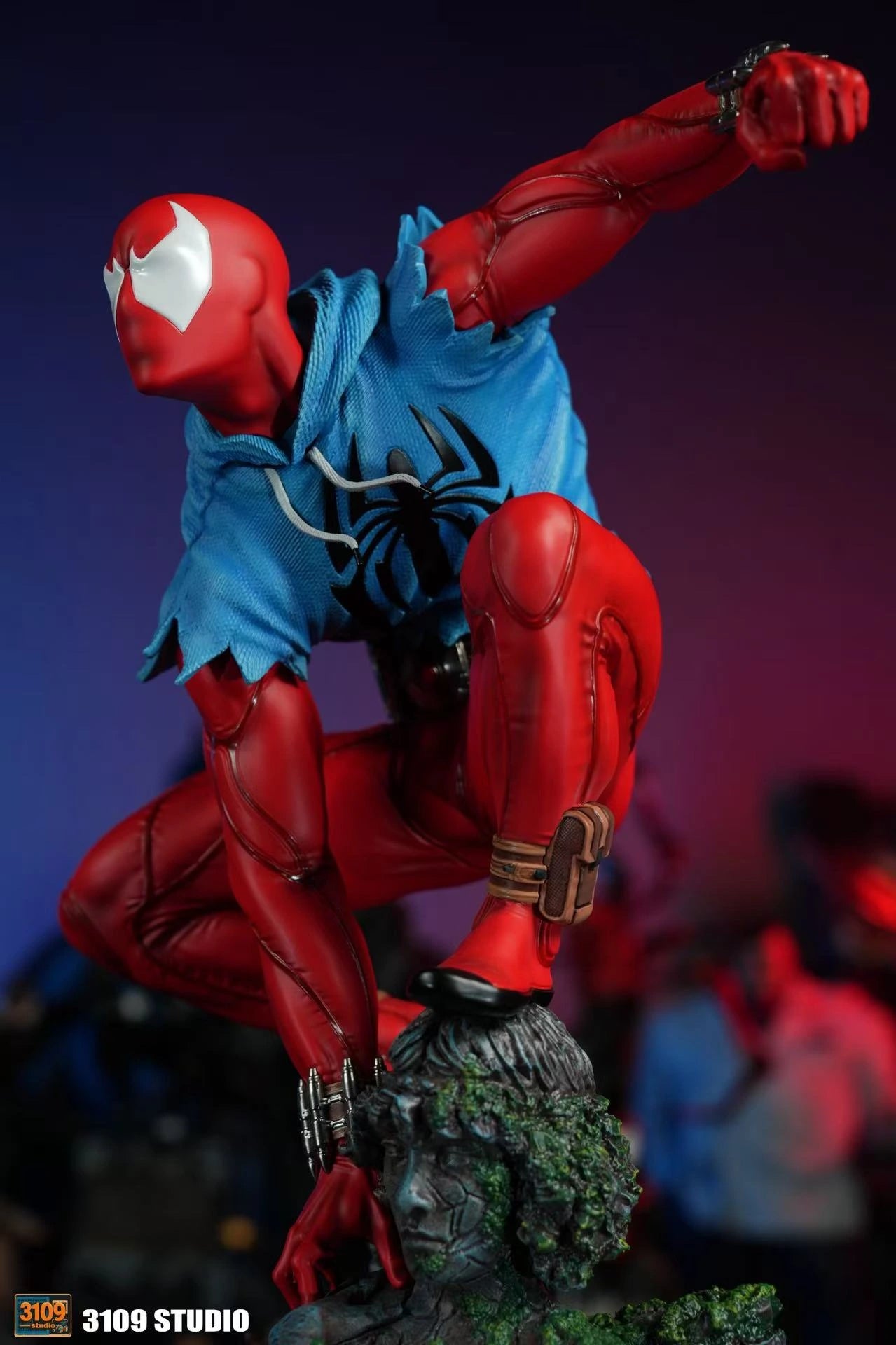 Preventa Resina Scarlet Spiderman Figura Marvel COmics 3109 Estudio