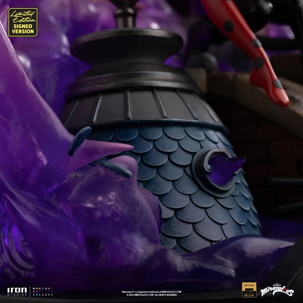 Preventa Resina LadyBug & Cat Noir Figura Miraculous Iron (Licencia) Estudio