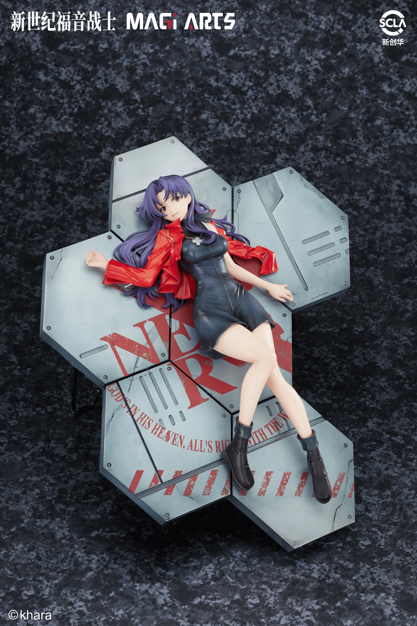 Preventa Resina Katsuragi Misato Figura Evangelion Magi Arts (Licencia) Estudio