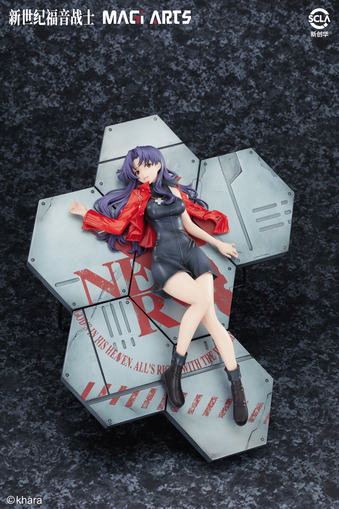 Preventa Resina Katsuragi Misato Figura Evangelion Magi Arts (Licencia) Estudio