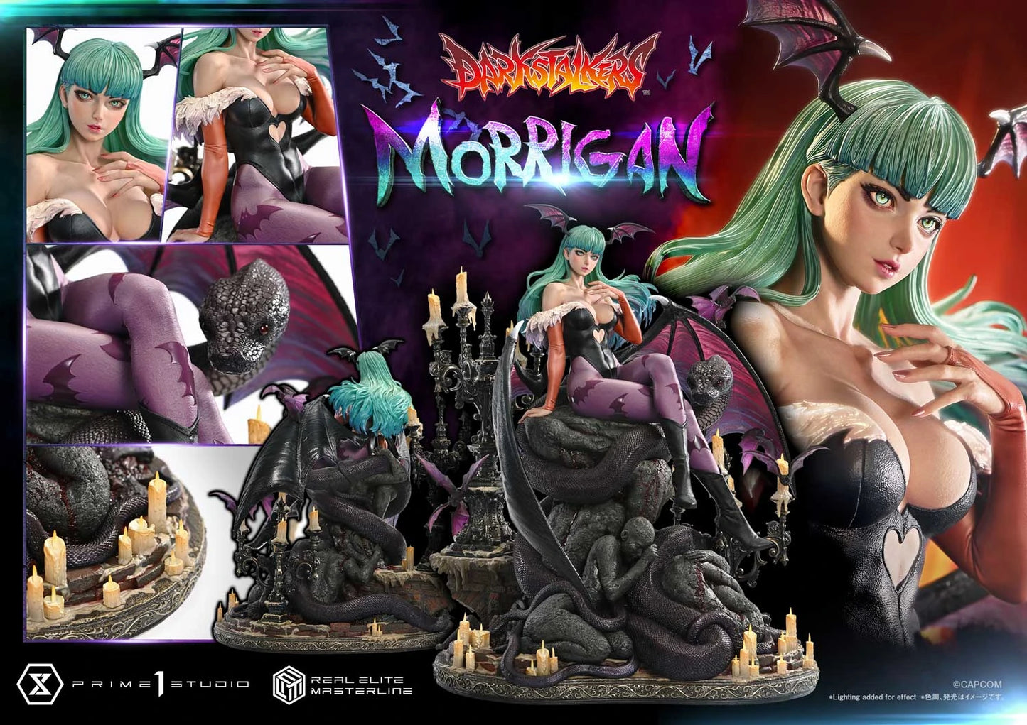 Preventa Resina Morrigan Aensland Figura Darkstalkers  Prime 1 (Licencia)  Estudio