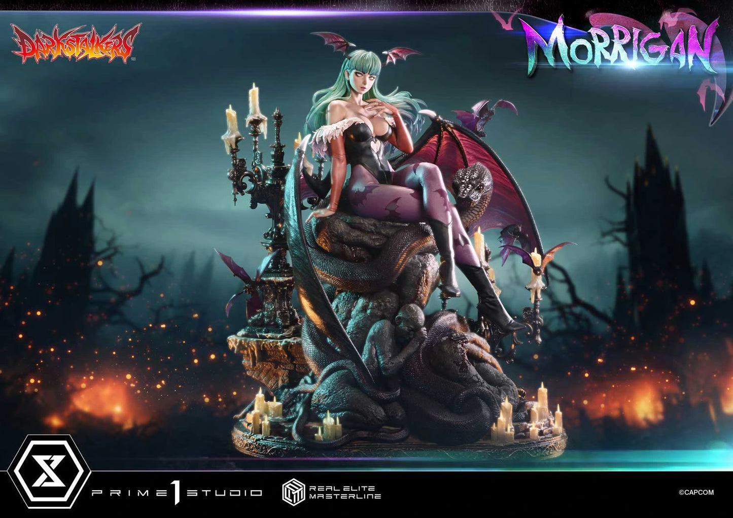 Preventa Resina Morrigan Aensland Figura Darkstalkers  Prime 1 (Licencia)  Estudio