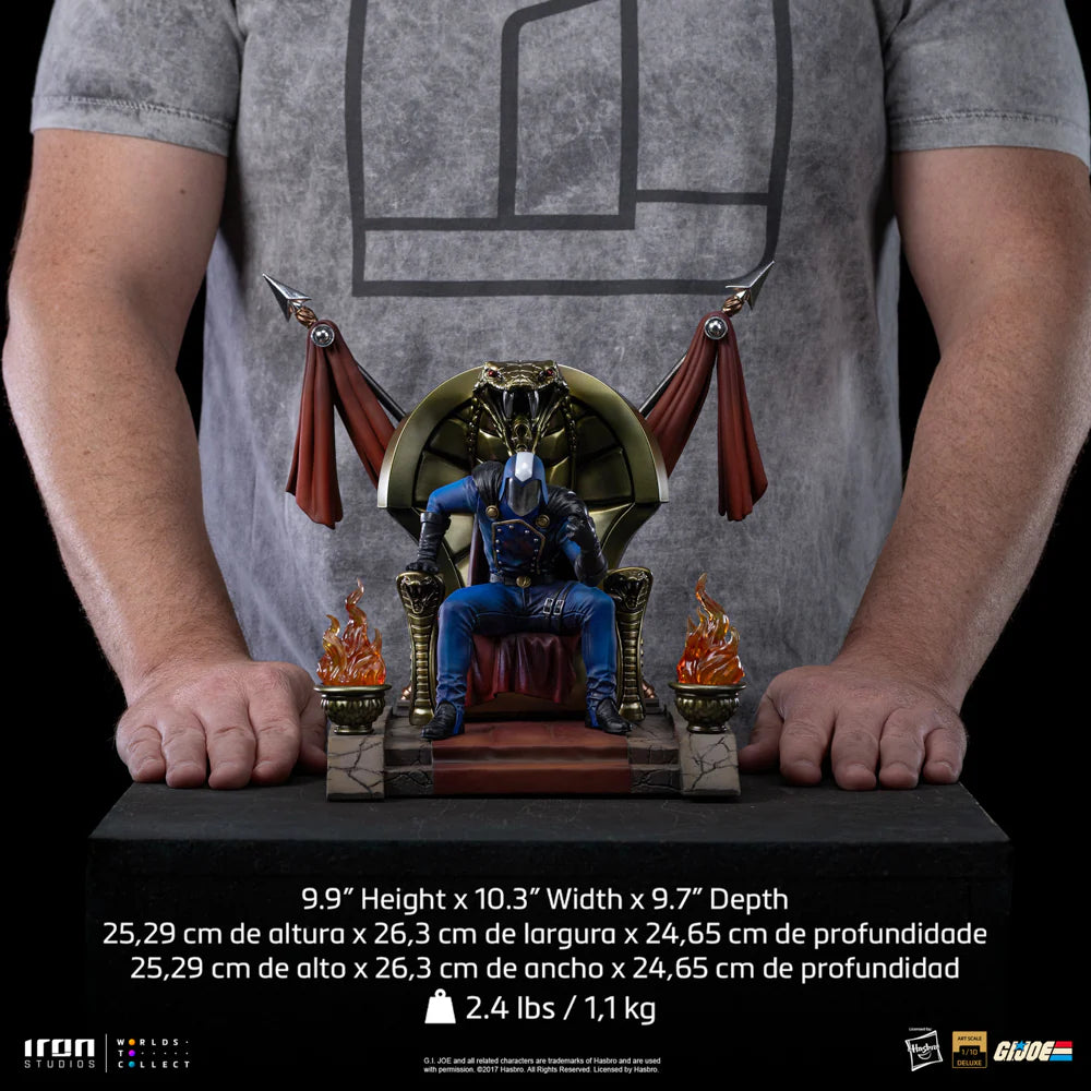 Preventa Resina Commander Cobra Figura G.I Joe Iron (Licencia) Estudio
