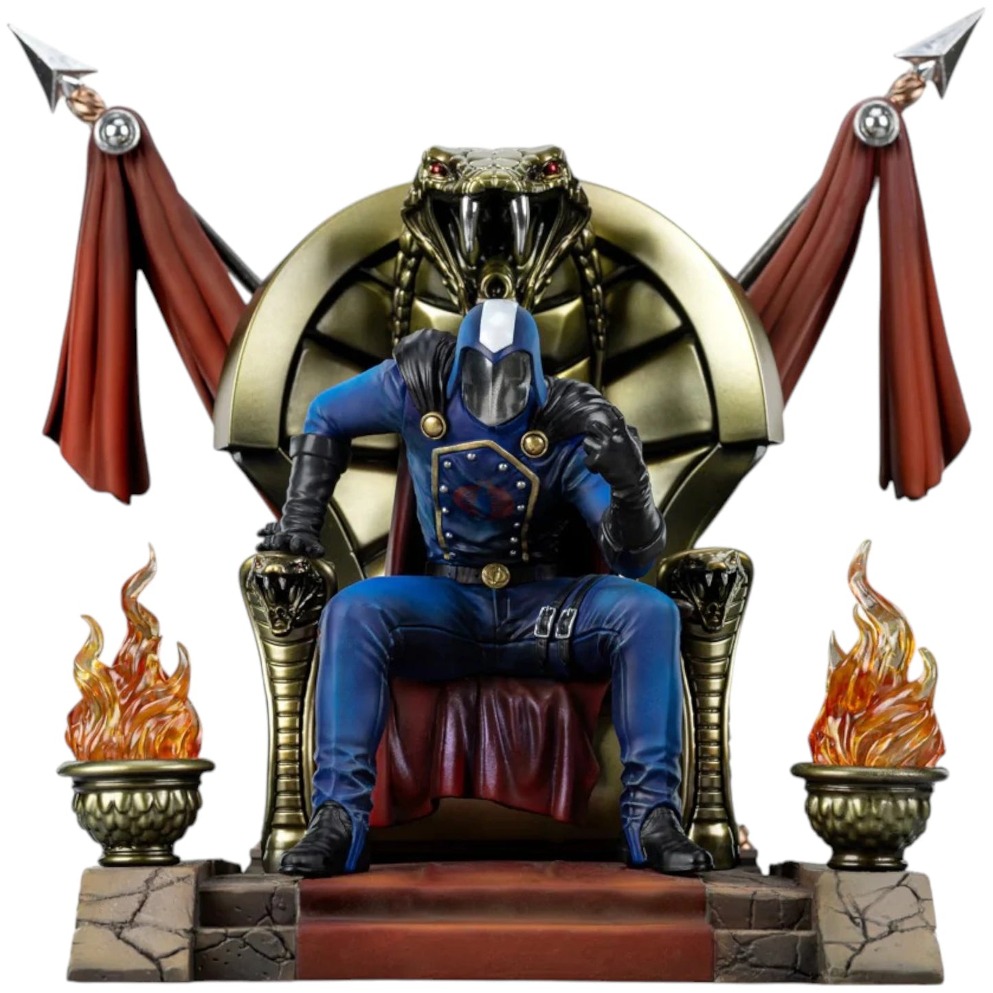 Preventa Resina Commander Cobra Figura G.I Joe Iron (Licencia) Estudio