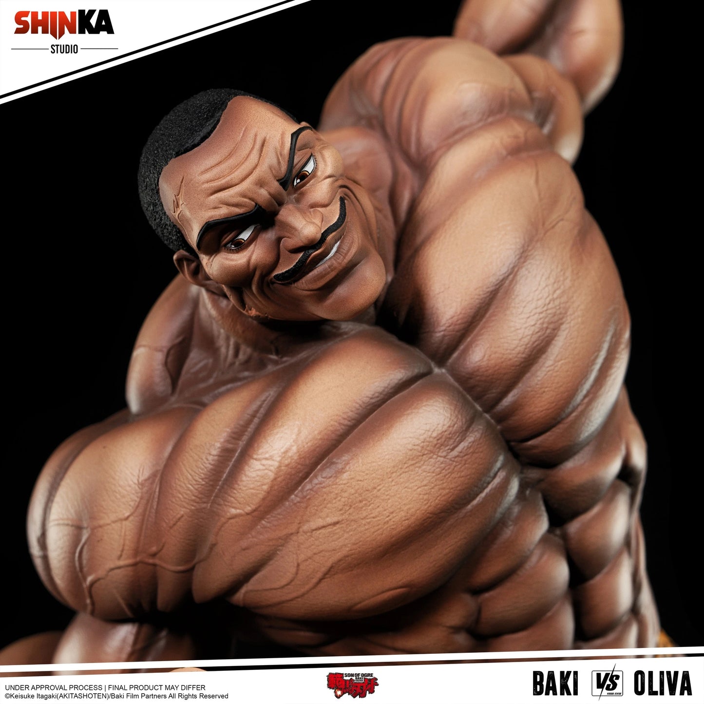 "Preventa Resina Baki vs Oliva Figura Baki the Grappler  Shinka (Licencia) Estudio"