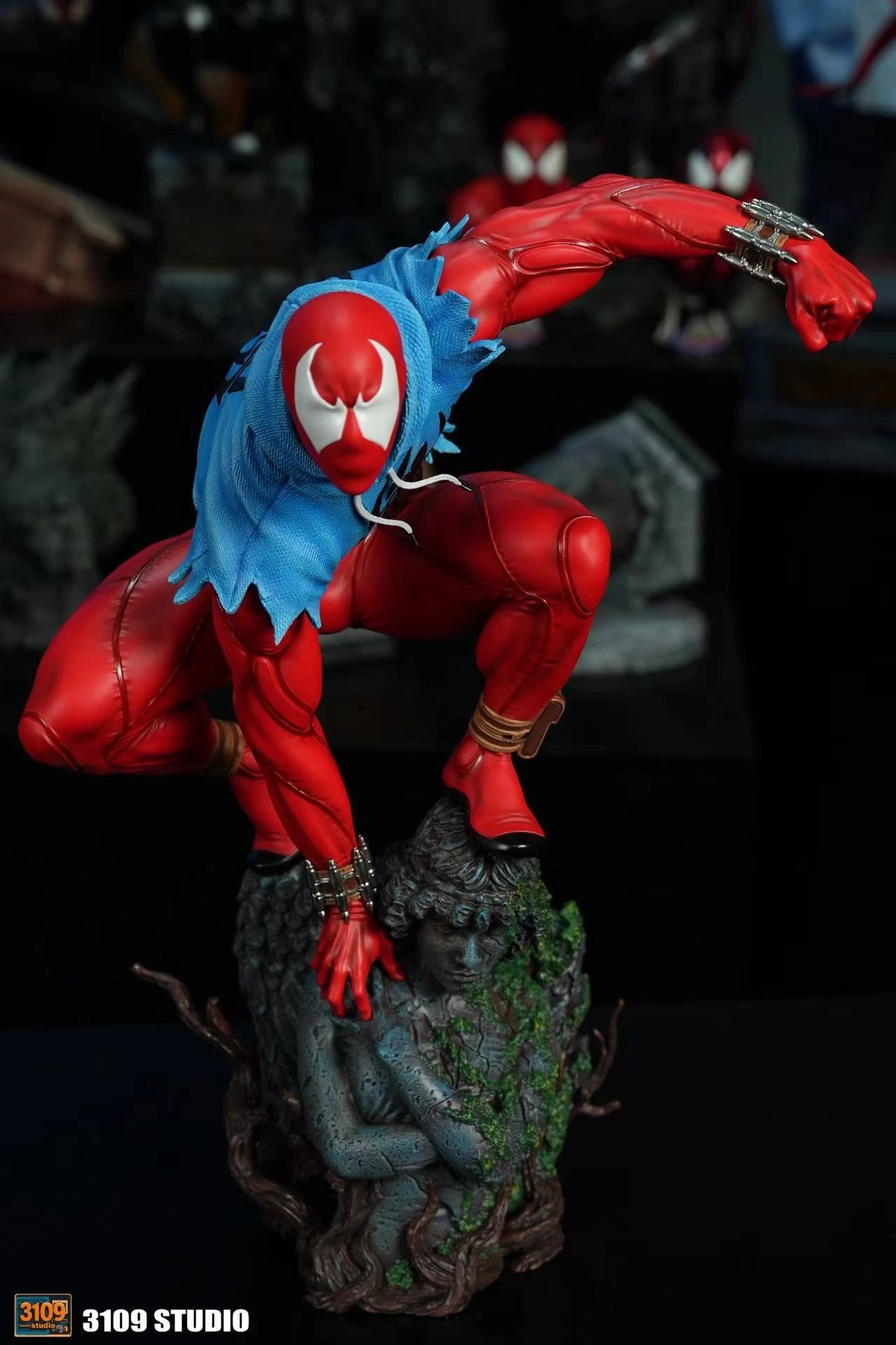 Preventa Resina Scarlet Spiderman Figura Marvel COmics 3109 Estudio