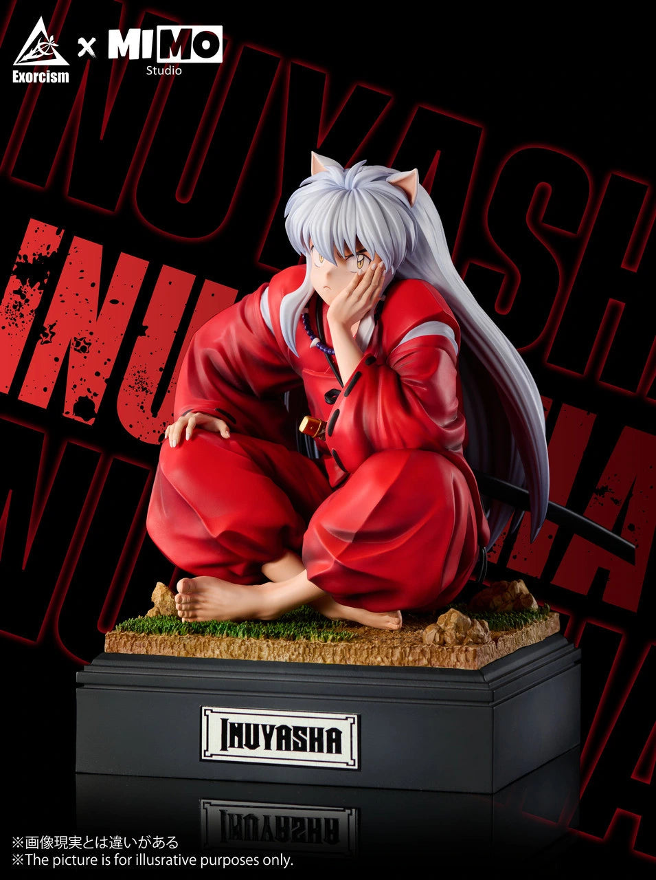 Preventa Resina Inuyasha Figura Inuyasha Exorcism & Mimo Estudio