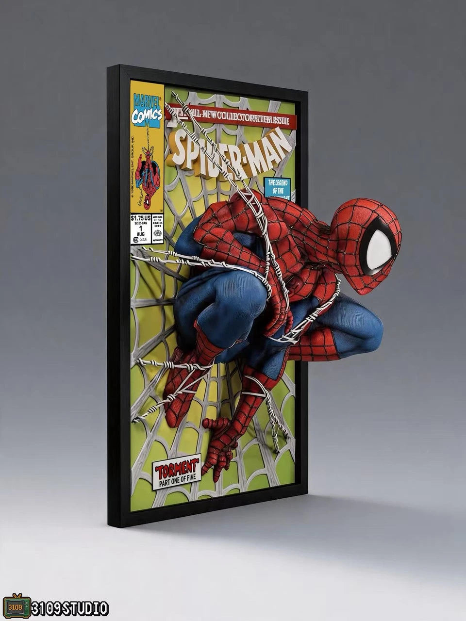 Preventa Resina Spider-Man Figura Marvel Comics 1/4 3109 Estudio