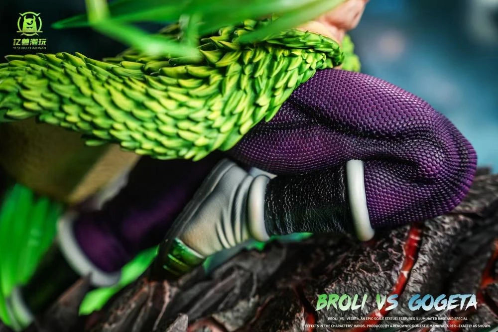 Preventa Resina Broly vs Gogeta Figura Dragon Ball Yi Shou Estudio