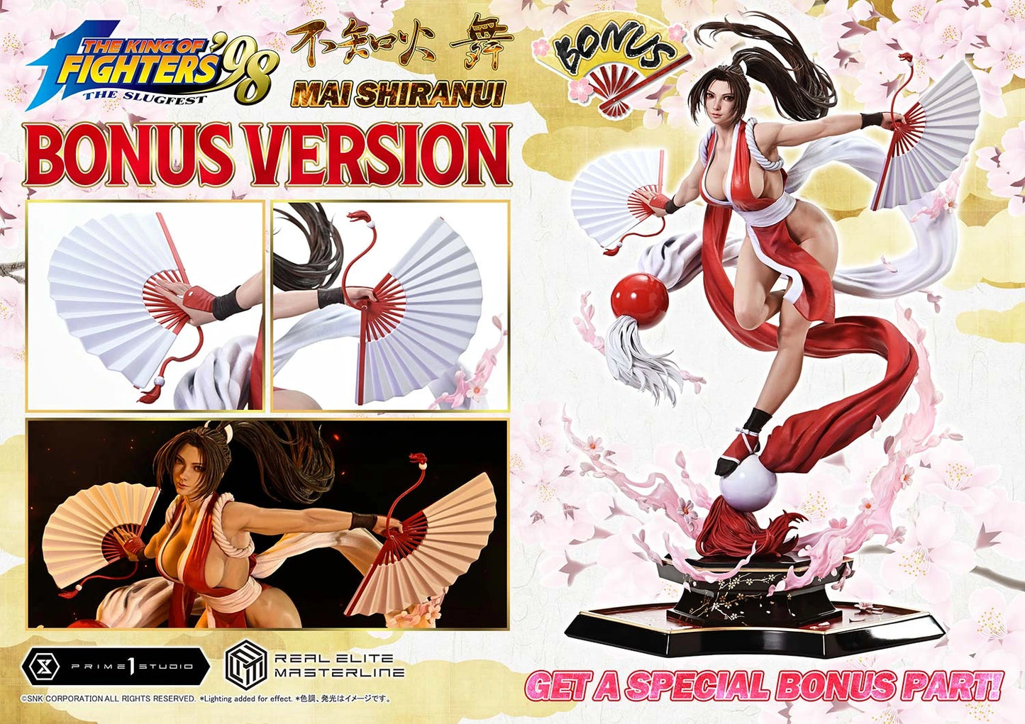Preventa Resina Mai Shiranui Figura THE KING OF FIGHTERS '98   Prime 1 (Licencia) Estudio