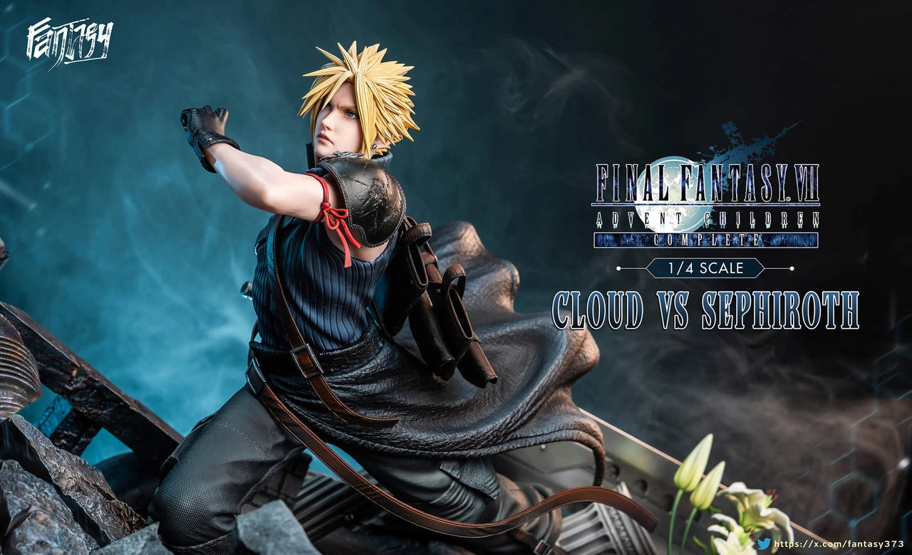 Preventa Resina Cloud vs Sephiroth Figura Final Fantasy VII Fantasy & Dragon  Estudio