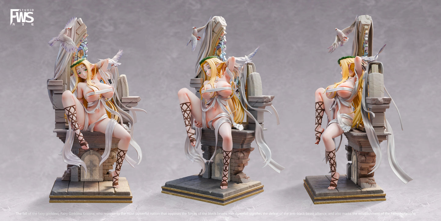 Preventa Resina Celestine Lucross Figura Kuroinu FWS Estudio