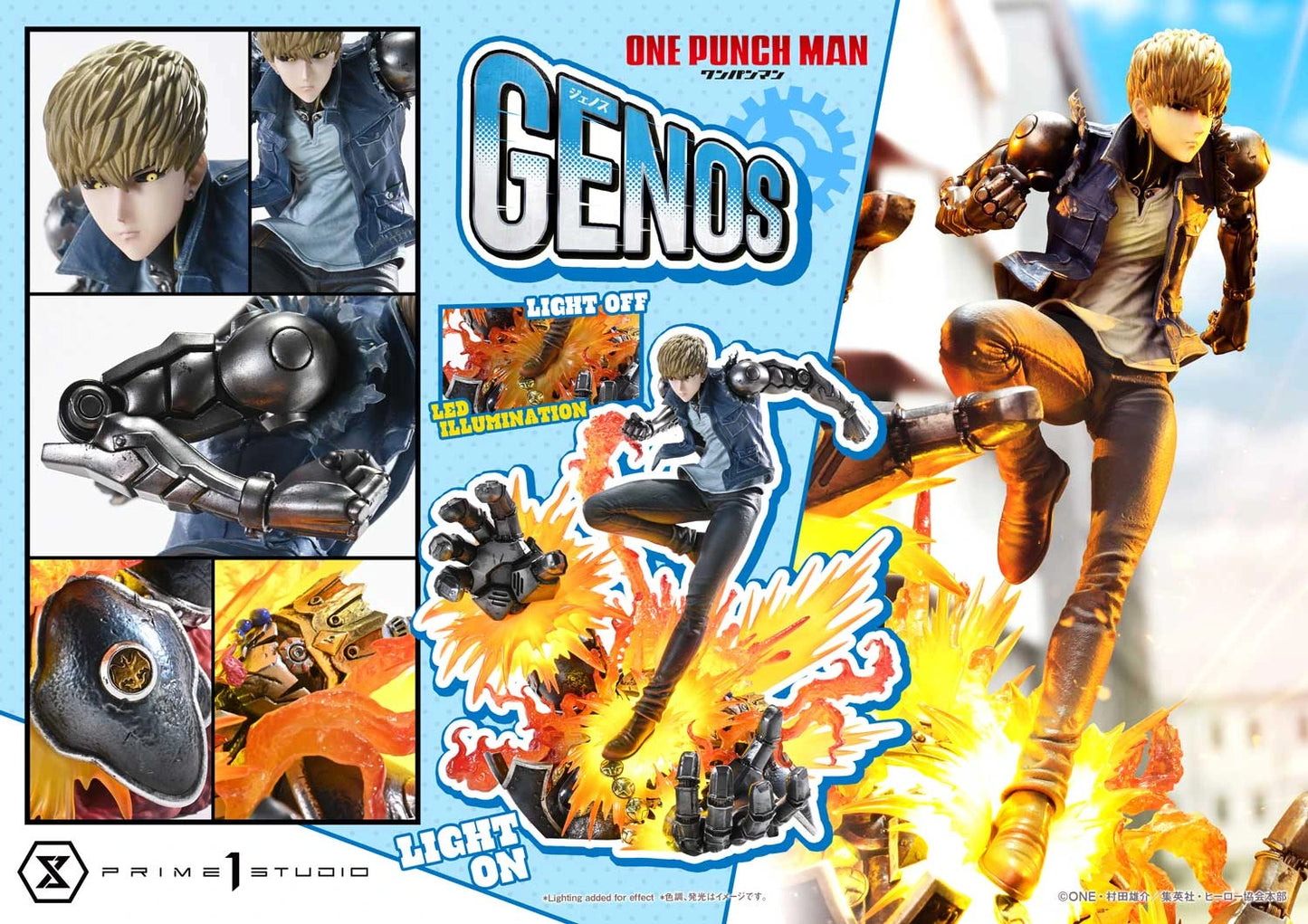 Preventa Resina Genos Figura One Punch-Man Prime 1 (Licencia) Estudio