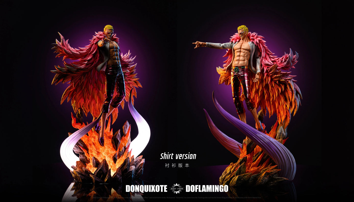 Preventa Resina Donquixote Doflamingo Figura One Piece Reset  Estudio