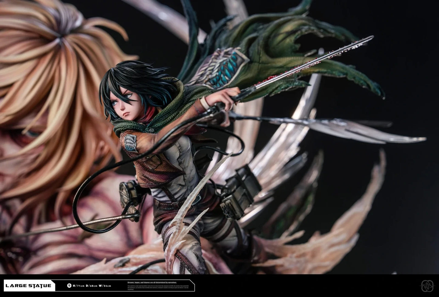 Preventa Resina Titan de Ataque & Titan Femenino Figura Attack On Titan  Hertz  Estudio