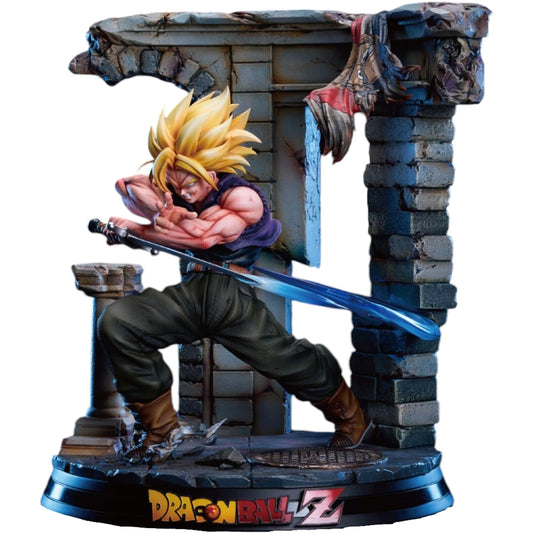 Preventa Resina Trunks Figura Dragon Ball Poker Monster Estudio