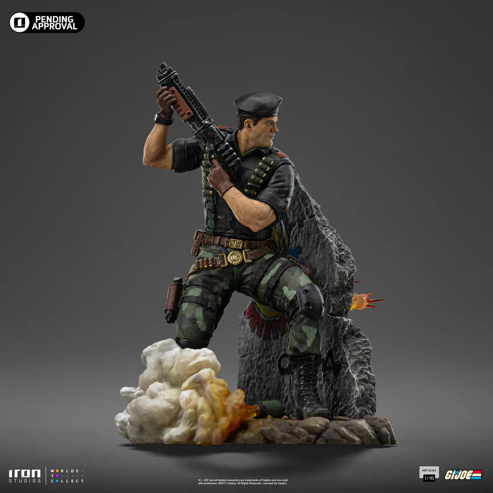 Preventa Resina Flint Figura G.I Joe Iron (Licencia) Estudio