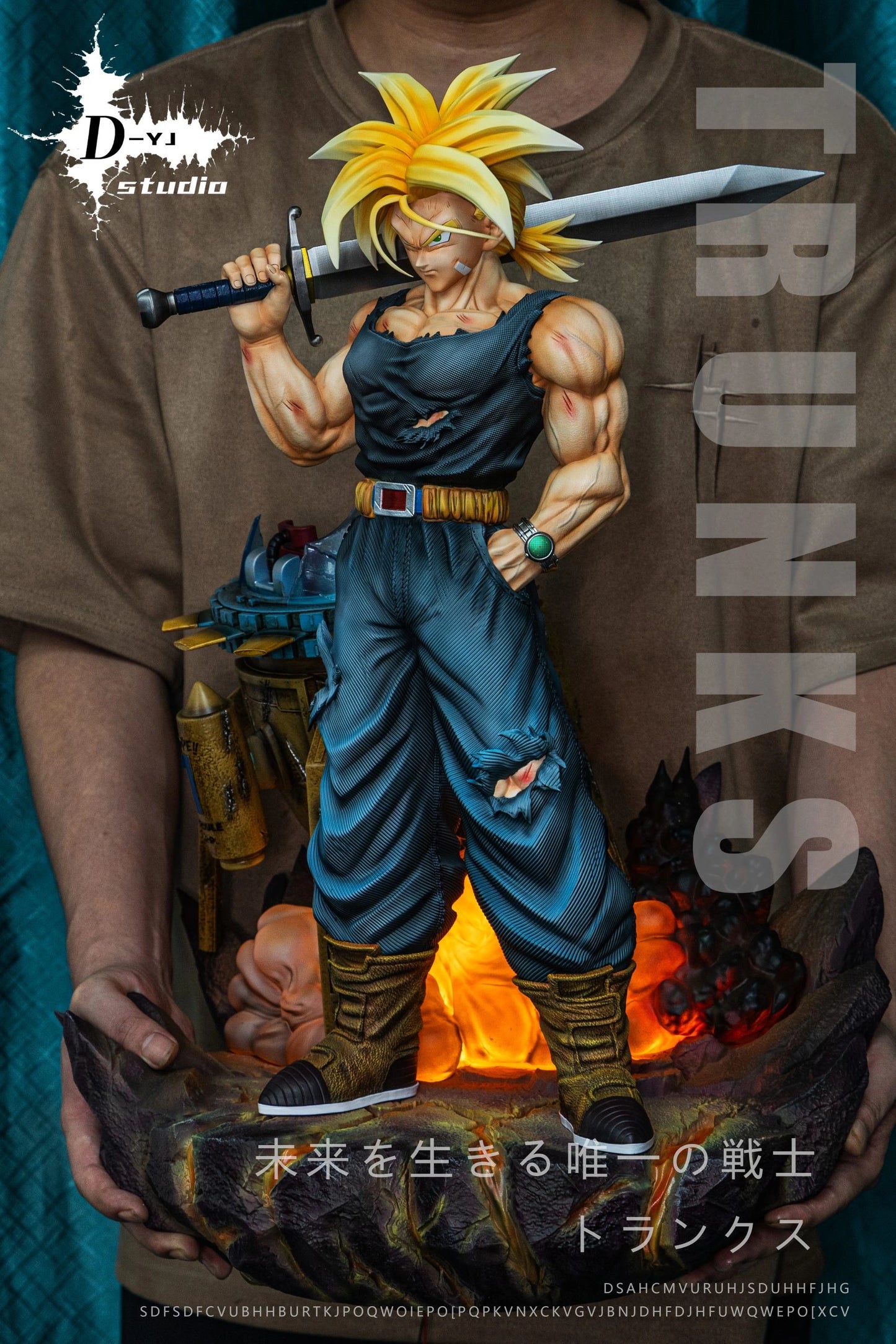 Preventa Resina Trunks Figura Dragon Ball D-YJ Estudio