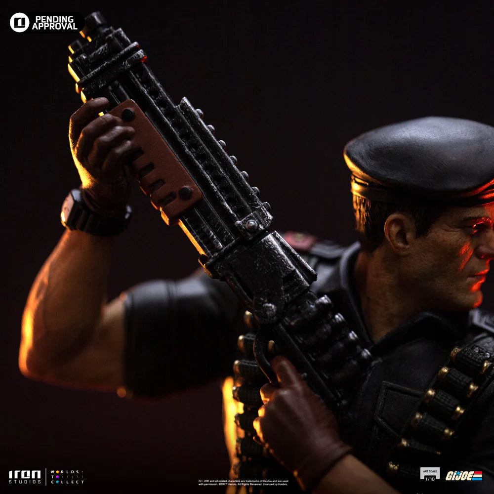 Preventa Resina Flint Figura G.I Joe Iron (Licencia) Estudio