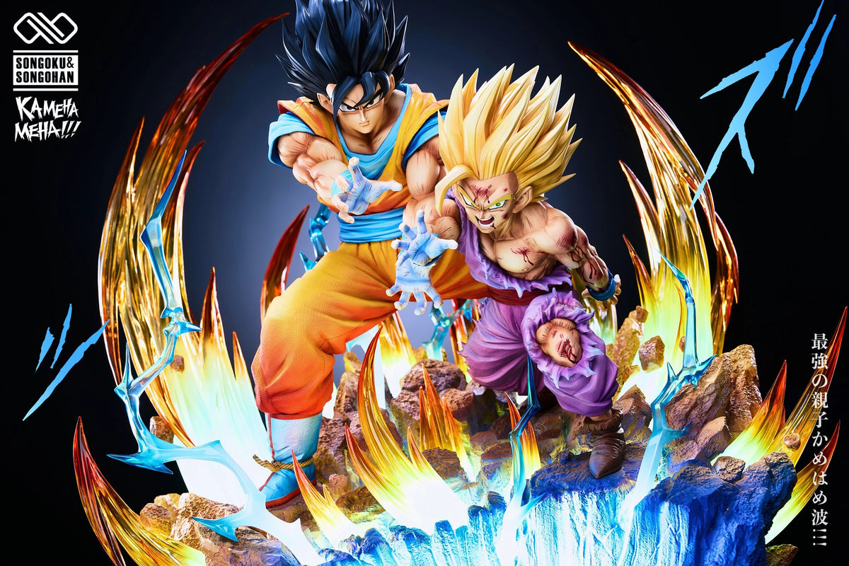 Preventa Resina Goku & Gohan Figura Dragon Ball 1/6, 1/4 Infinite Estudio