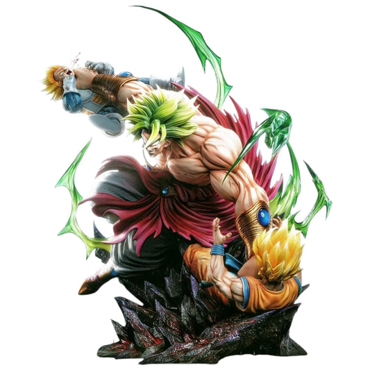 Preventa Resina Broly vs Goku & Vegeta Figura Dragon Ball 1/6 Yi Shou Estudio