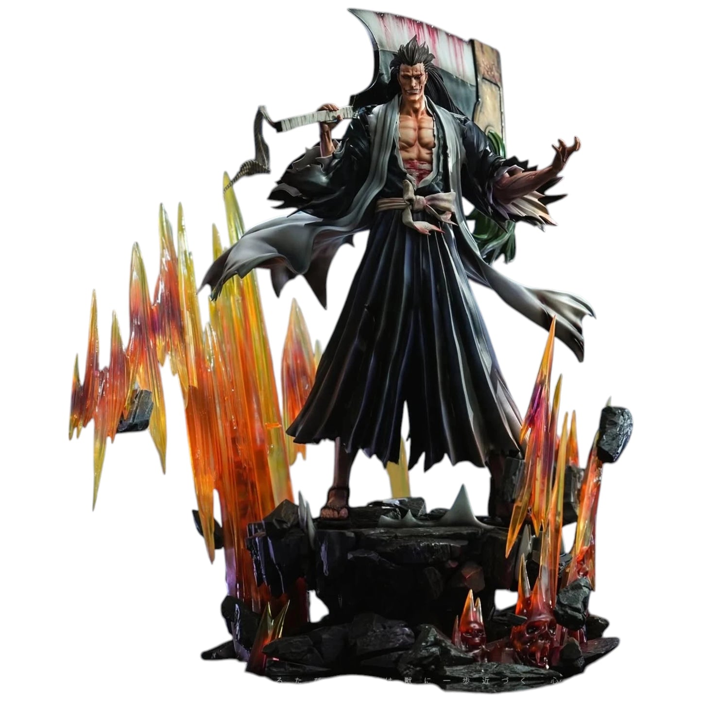 Preventa Resina Zaraki Kenpachi Figura Bleach 1/6 Moss Estudio