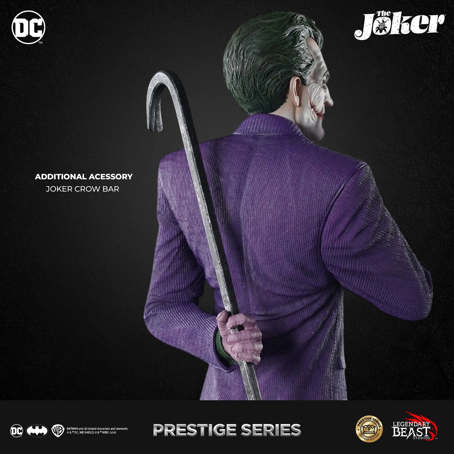 Preventa Resina Joker Figura DC Comics Legendary Beast (Licencia) Estudio