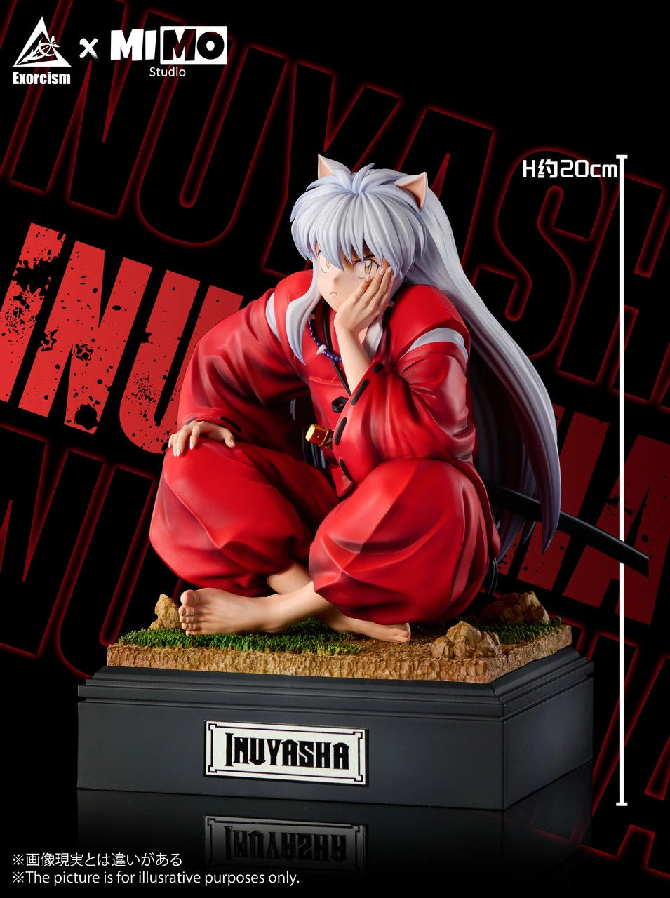 Preventa Resina Inuyasha Figura Inuyasha Exorcism & Mimo Estudio