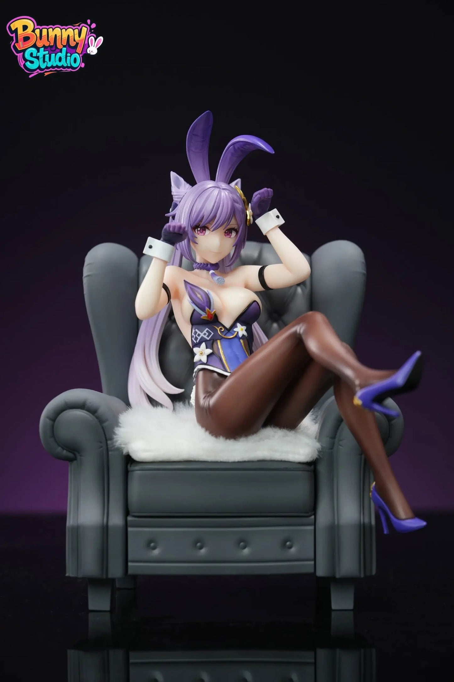 Preventa Resina Yoimiya, Eula Lawrence, Keging, Astrologist Mona Megistus, Jean Figura Genshin Impact Bunny Estudio