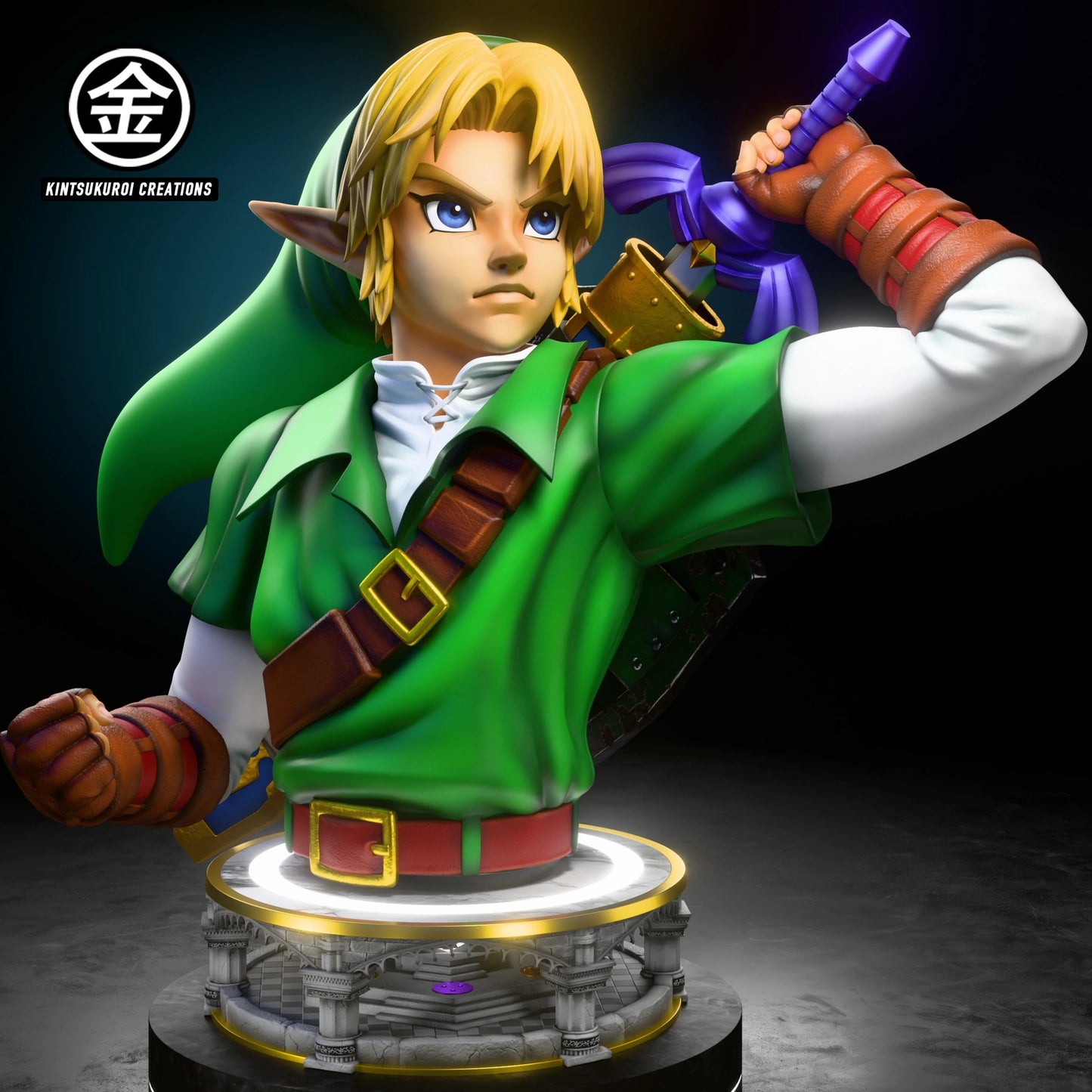 Preventa Resina Link Figura The Legend Of Zelda Kintsukuroi Creations Estudio