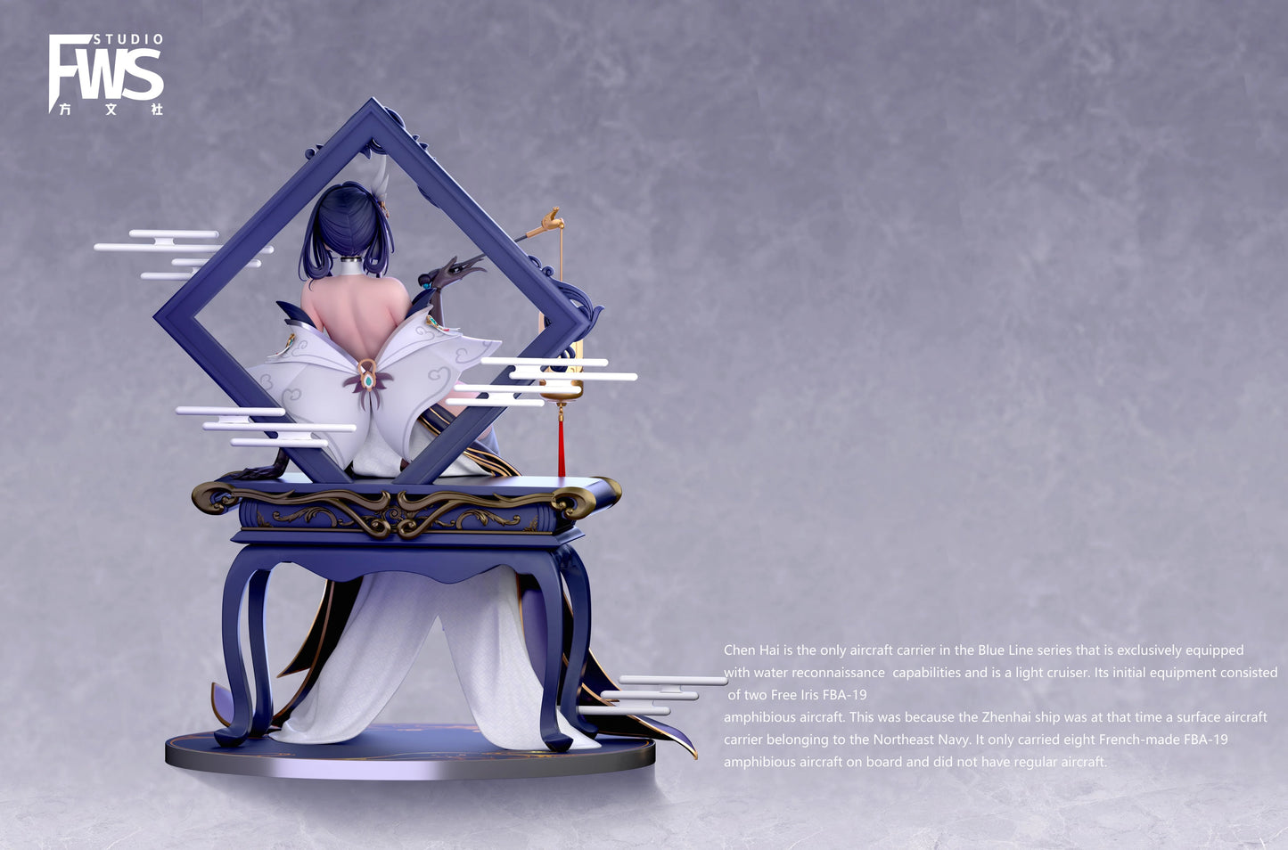 Preventa Resina Chen Hai Figura Azur Lane FWS Estudio