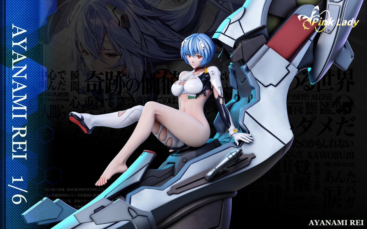 Preventa Resina Ayanami Rei Figura Evangelion Pink Lady Estudio