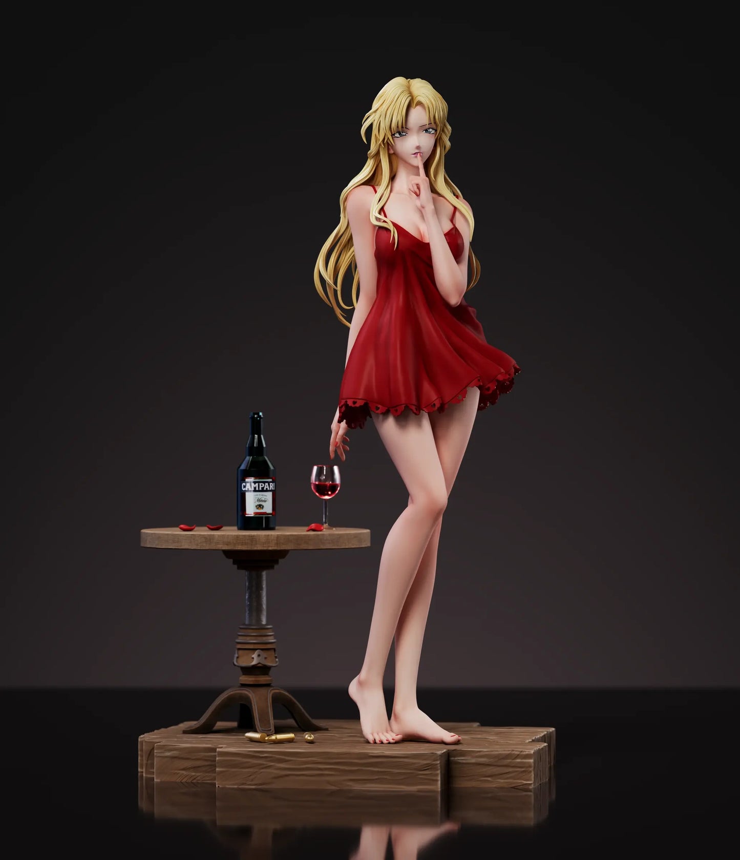 Preventa Resina Vermouth Figura Detective Conan Strange Thief Estudio