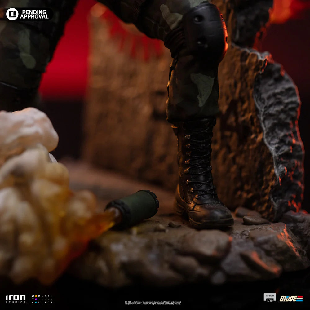 Preventa Resina Flint Figura G.I Joe Iron (Licencia) Estudio