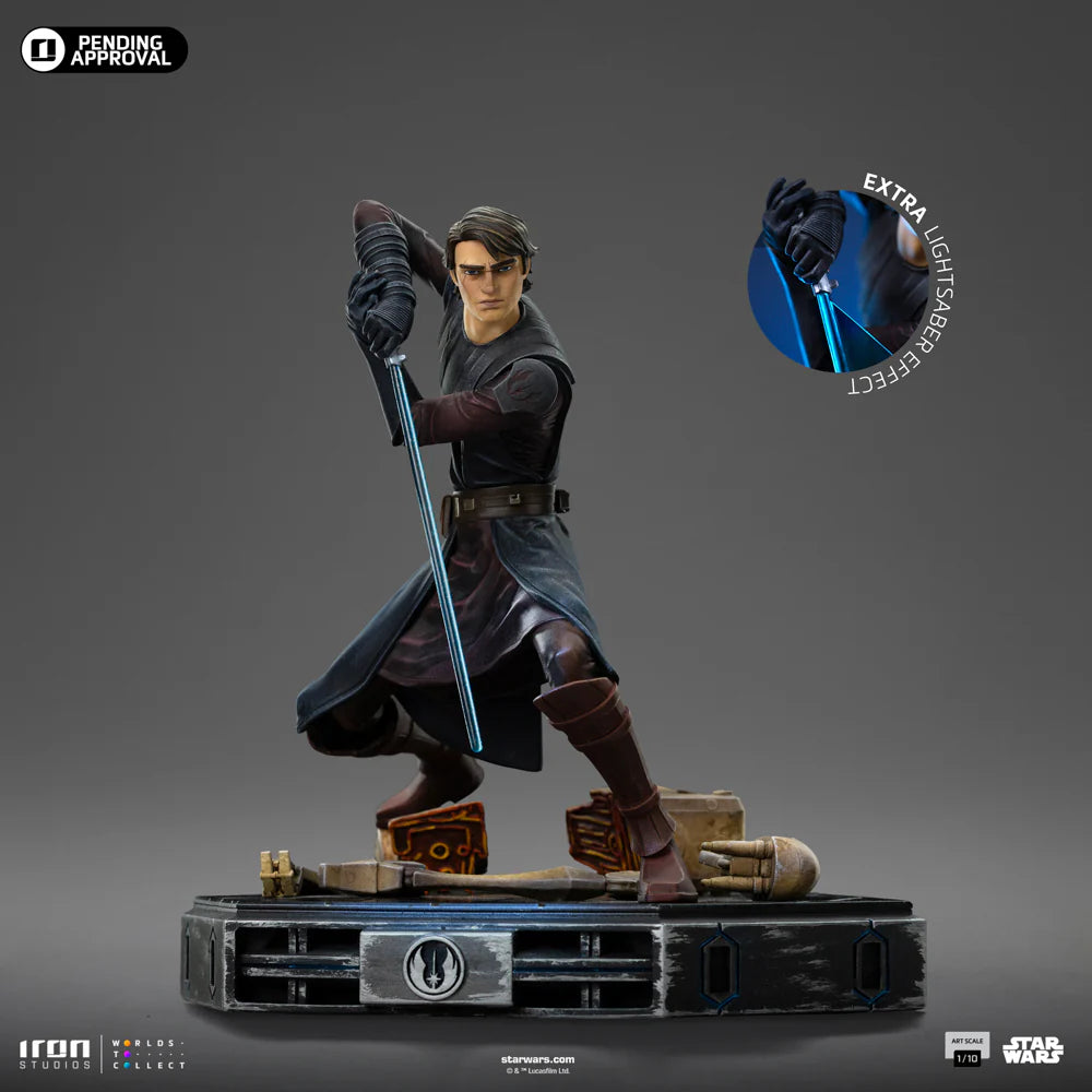 Preventa Resina Anakin Skywalker Figura Star Wars: La guerra de los clones  Iron (Licencia) Estudio