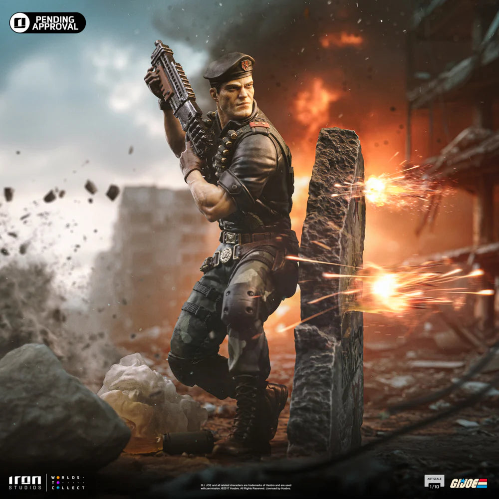 Preventa Resina Flint Figura G.I Joe Iron (Licencia) Estudio