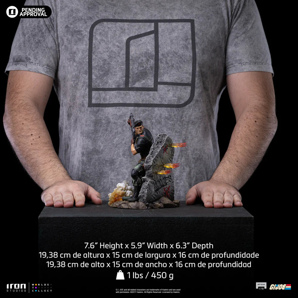 Preventa Resina Flint Figura G.I Joe Iron (Licencia) Estudio