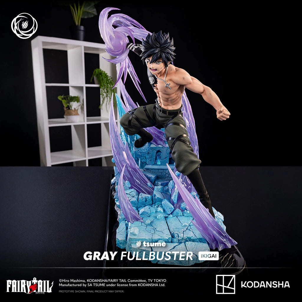 Preventa Resina Gray Fullbuster  Figura Fairy Tail Tsume Art (Licencia) Estudio