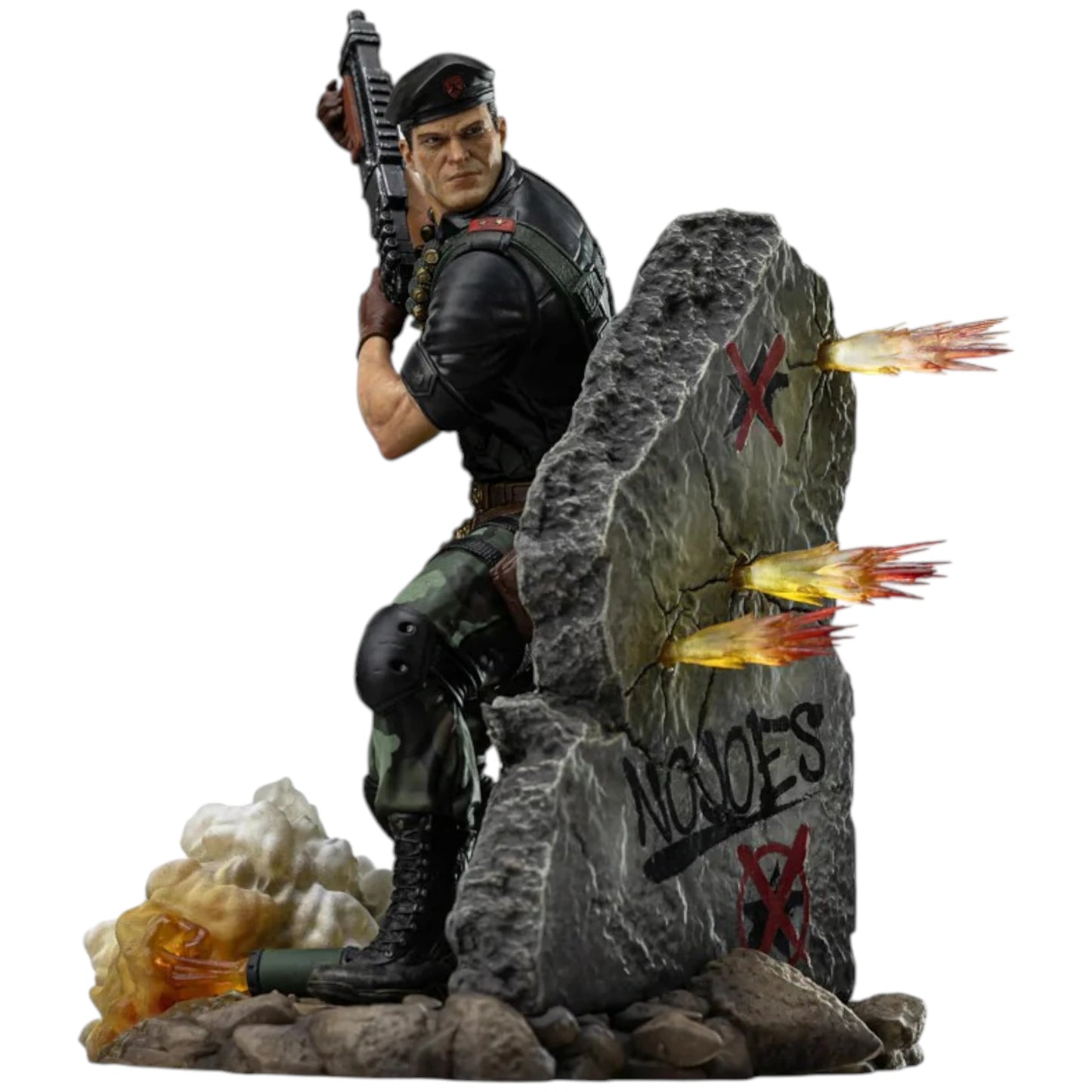 Preventa Resina Flint Figura G.I Joe Iron (Licencia) Estudio