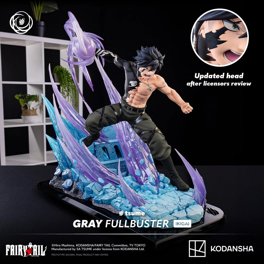 Preventa Resina Gray Fullbuster  Figura Fairy Tail Tsume Art (Licencia) Estudio