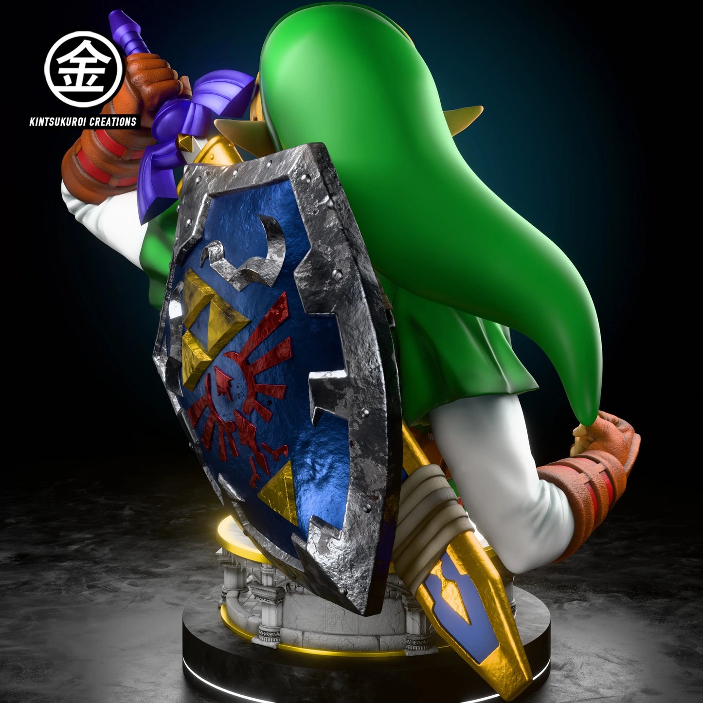 Preventa Resina Link Figura The Legend Of Zelda Kintsukuroi Creations Estudio