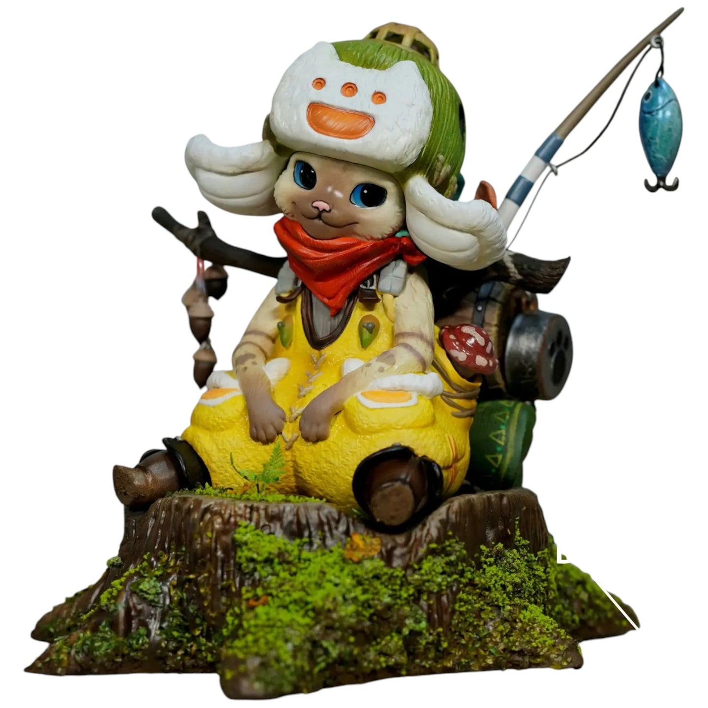 Preventa Resina Felyne Figura Monster Hunter Lark Estudio