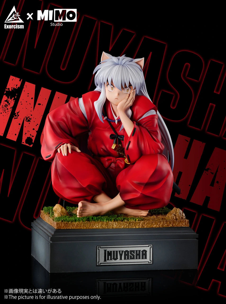 Preventa Resina Inuyasha Figura Inuyasha Exorcism & Mimo Estudio