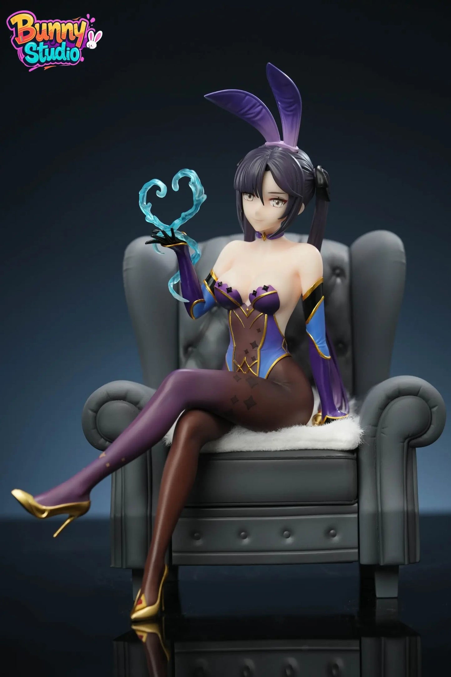 Preventa Resina Yoimiya, Eula Lawrence, Keging, Astrologist Mona Megistus, Jean Figura Genshin Impact Bunny Estudio