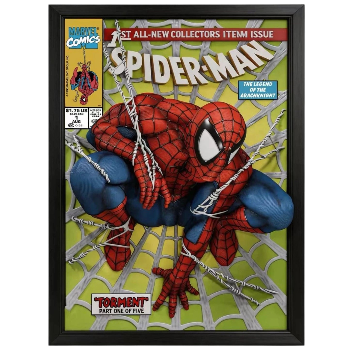 Preventa Resina Spider-Man Figura Marvel Comics 1/4 3109 Estudio