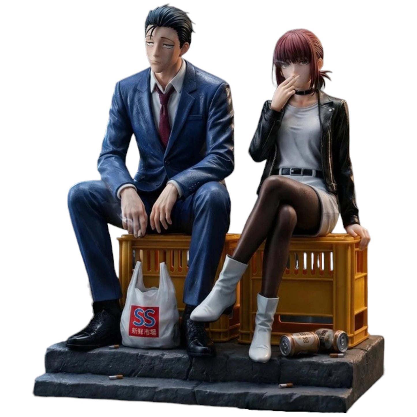 Preventa Resina Futari Sasaki & Tayama Figura Super No Ura de Yani Sū Futari 1/6 BB Girl Estudio