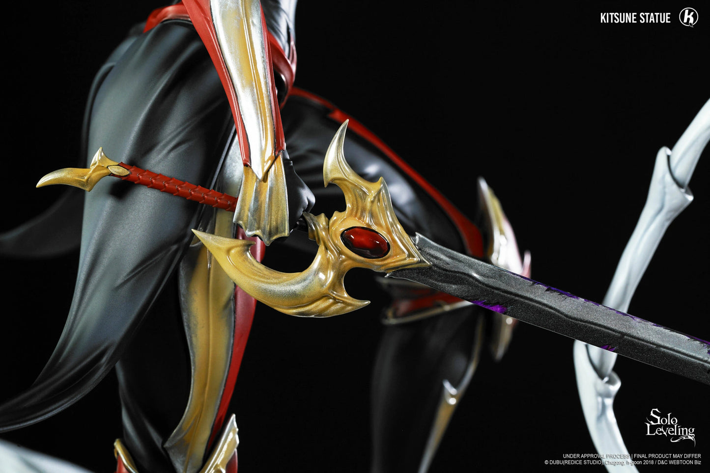 Preventa Resina Cha Hae-In Figura Solo Leveling Kitsune Statue (Licencia) Estudio
