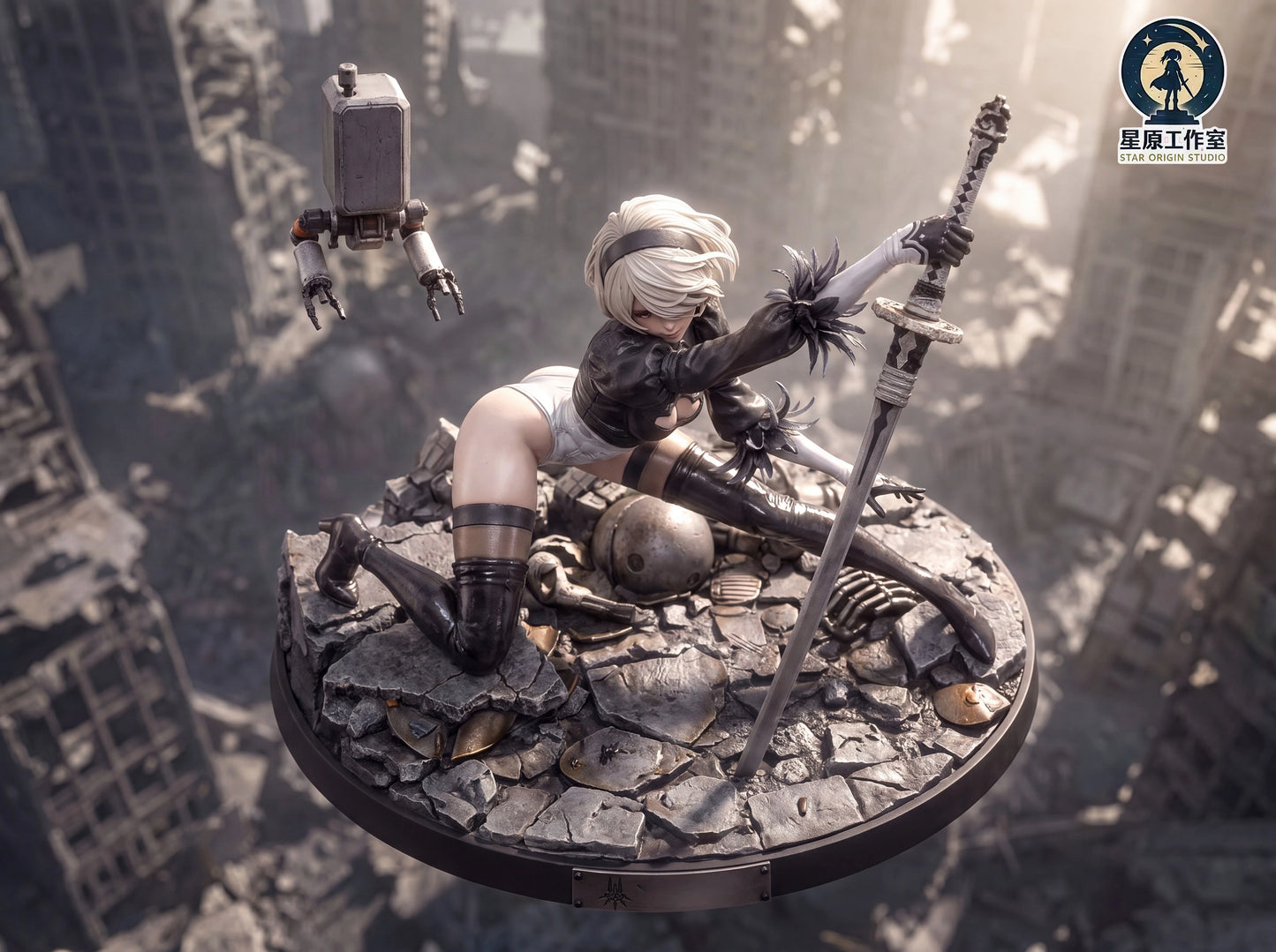 Preventa Resina 2B Figura Nier: Automata 1/6 Star Origin Estudio
