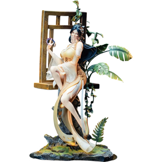 Preventa Resina Jing Ping'er Figura Jade Dinasty Shi Yue Wu Tong Estudio