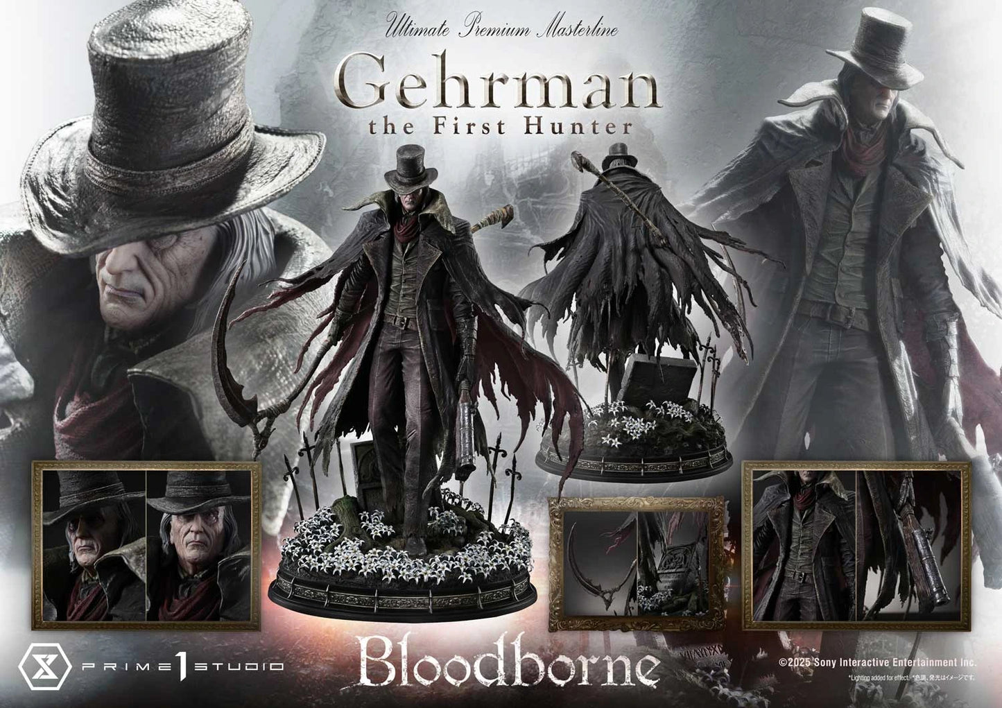 Preventa Resina Gehrman Figura Bloodborne Prime 1 (Licencia) Estudio